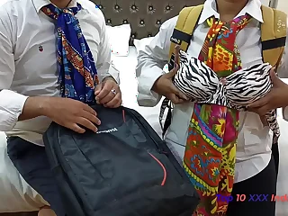 XXX Ever Best Desi student fuck Desi girl with Oyo hotel first meeting